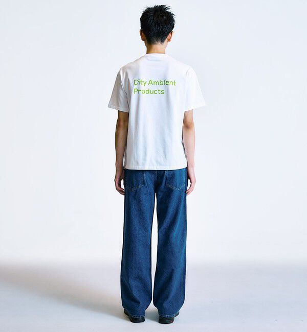 SHIPS「City Ambient Products: スタンダード ロゴ プリント Tシャツ」|Tシャツ・カットソー|