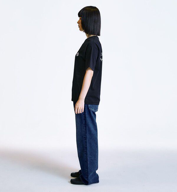 SHIPS「City Ambient Products: スタンダード ロゴ プリント Tシャツ」|Tシャツ・カットソー|