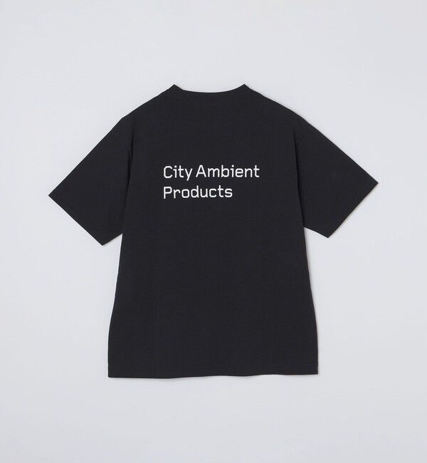 SHIPS「City Ambient Products: スタンダード ロゴ プリント Tシャツ」|Tシャツ・カットソー|