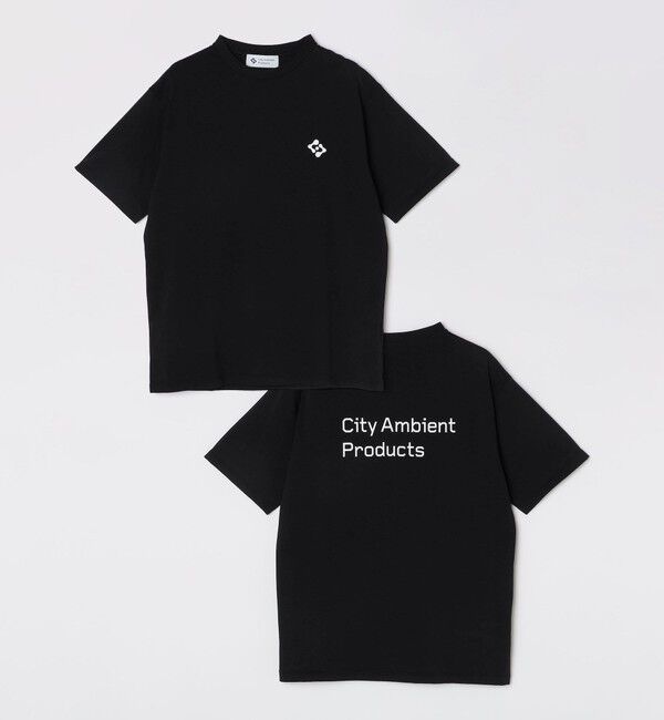 SHIPS「City Ambient Products: スタンダード ロゴ プリント Tシャツ」|Tシャツ・カットソー|