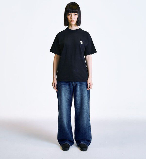 SHIPS「City Ambient Products: スタンダード ロゴ プリント Tシャツ」|Tシャツ・カットソー|