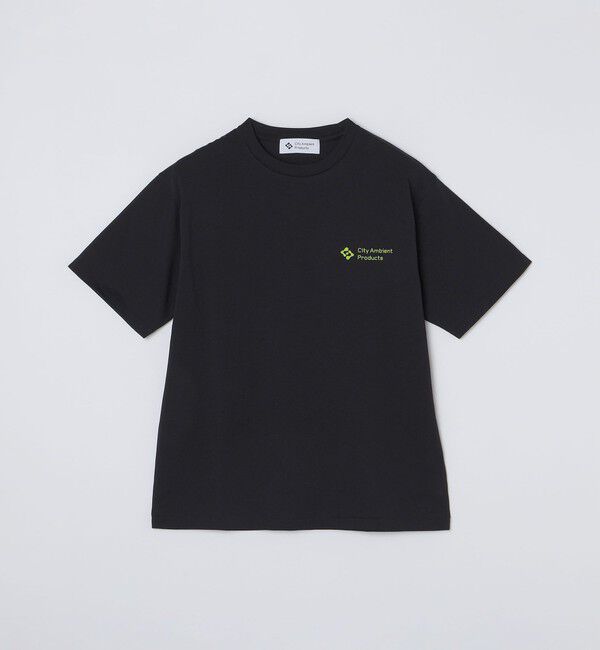 SHIPS「City Ambient Products: スタンダード ロゴ プリント Tシャツ」|Tシャツ・カットソー|