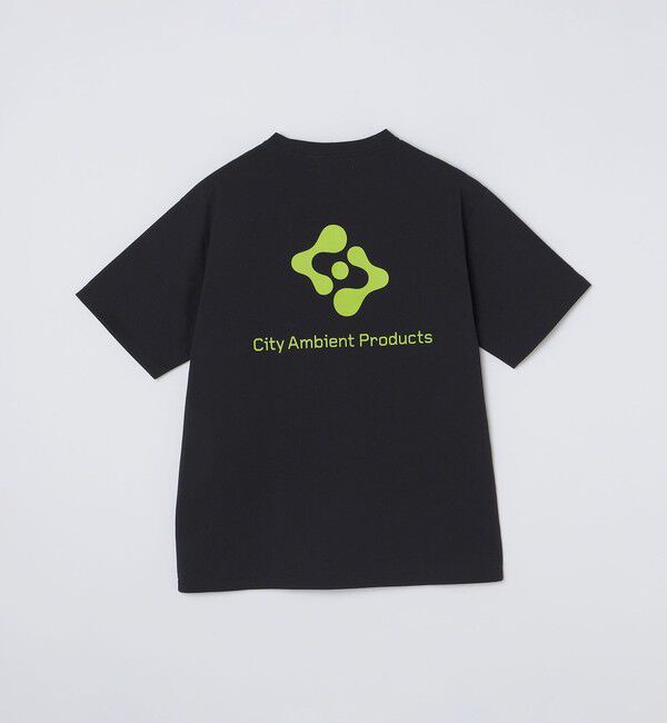 SHIPS「City Ambient Products: スタンダード ロゴ プリント Tシャツ」|Tシャツ・カットソー|