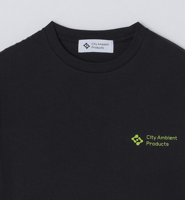 SHIPS「City Ambient Products: スタンダード ロゴ プリント Tシャツ」|Tシャツ・カットソー|
