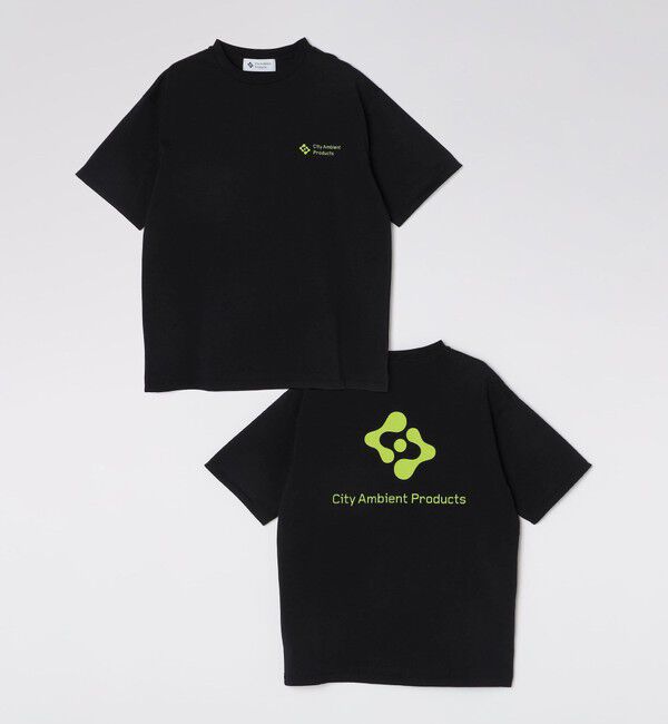 SHIPS「City Ambient Products: スタンダード ロゴ プリント Tシャツ」|Tシャツ・カットソー|