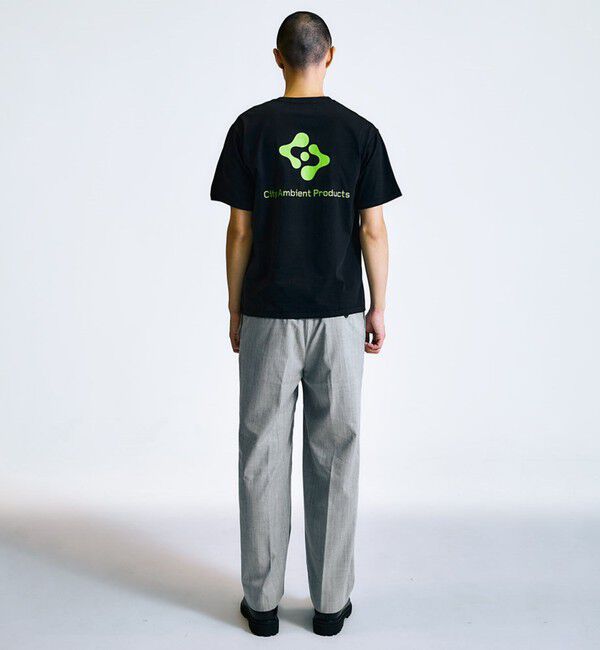 SHIPS「City Ambient Products: スタンダード ロゴ プリント Tシャツ」|Tシャツ・カットソー|