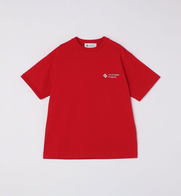 SHIPS「City Ambient Products: スタンダード ロゴ プリント Tシャツ」|Tシャツ・カットソー|