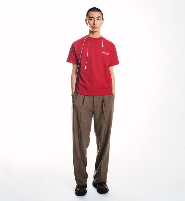 SHIPS「City Ambient Products: スタンダード ロゴ プリント Tシャツ」|Tシャツ・カットソー|