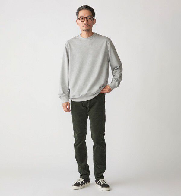 SHIPS「SHIPS:〈洗濯機可能・吸水速乾・UVカット〉AEROKNOT(R) クルーネック インレイ プルオーバー」|スウェット・ジャージ|