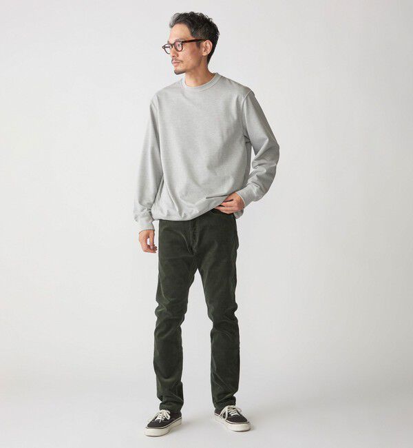 SHIPS「SHIPS:〈洗濯機可能・吸水速乾・UVカット〉AEROKNOT(R) クルーネック インレイ プルオーバー」|スウェット・ジャージ|