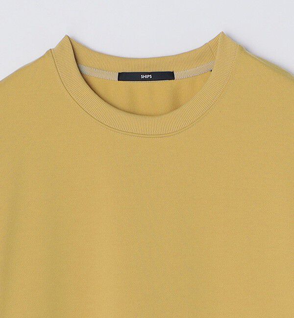 SHIPS「SHIPS:〈洗濯機可能・吸水速乾・UVカット〉AEROKNOT(R) クルーネック インレイ プルオーバー」|スウェット・ジャージ|