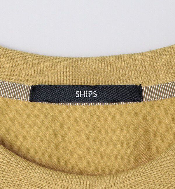 SHIPS「SHIPS:〈洗濯機可能・吸水速乾・UVカット〉AEROKNOT(R) クルーネック インレイ プルオーバー」|スウェット・ジャージ|