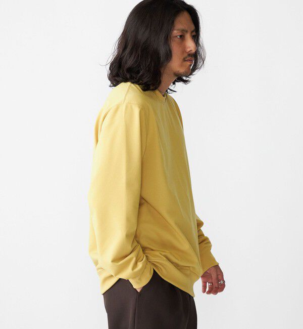 SHIPS「SHIPS:〈洗濯機可能・吸水速乾・UVカット〉AEROKNOT(R) クルーネック インレイ プルオーバー」|スウェット・ジャージ|