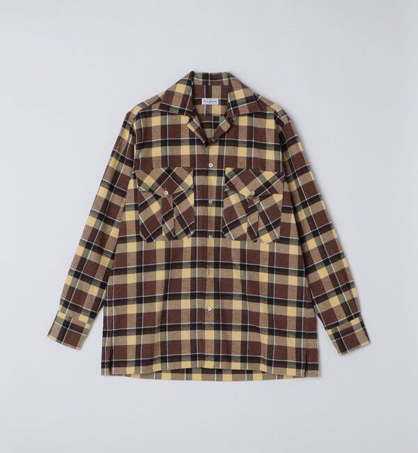 SHIPS「【SHIPS別注】Errico Formicola: コットンフランネル チェック オーバーシャツ」|シャツ・ブラウス|