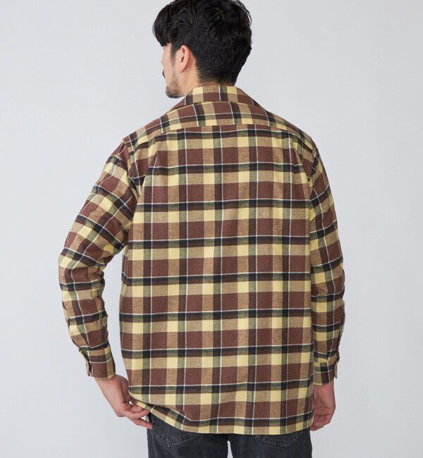 SHIPS「【SHIPS別注】Errico Formicola: コットンフランネル チェック オーバーシャツ」|シャツ・ブラウス|