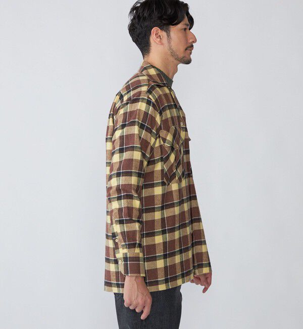 SHIPS「【SHIPS別注】Errico Formicola: コットンフランネル チェック オーバーシャツ」|シャツ・ブラウス|