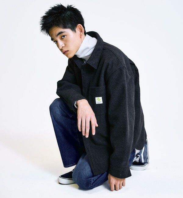 SHIPS「City Ambient Products: ライトメルトン オーバー CPOシャツ」|シャツ・ブラウス|