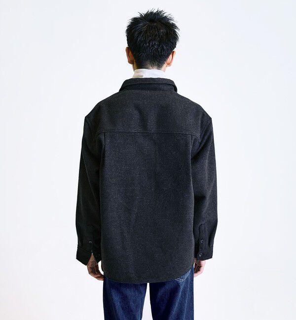 SHIPS「City Ambient Products: ライトメルトン オーバー CPOシャツ」|シャツ・ブラウス|