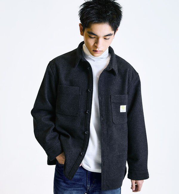 SHIPS「City Ambient Products: ライトメルトン オーバー CPOシャツ」|シャツ・ブラウス|