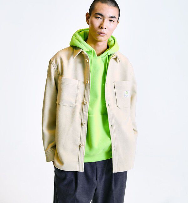 SHIPS「City Ambient Products: ライトメルトン オーバー CPOシャツ」|シャツ・ブラウス|