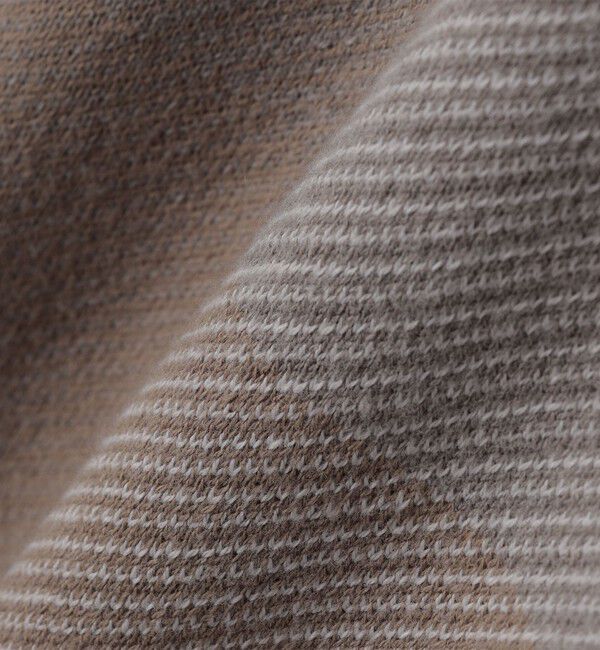 SHIPS「SHIPS:〈手洗い可能〉コットン カシミヤ チェック クルーネック ニット」|ニット・セーター|