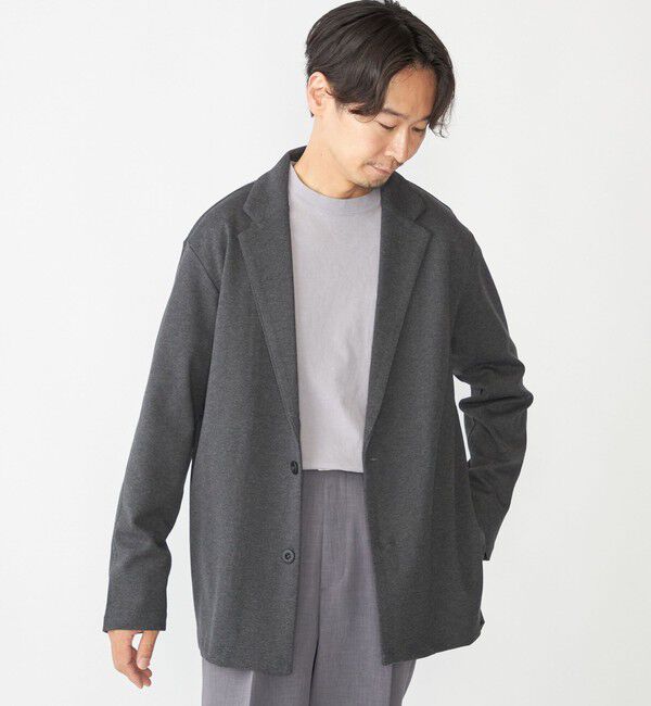 SHIPS「【SHIPS別注】THYARD: SOLOTEX(R) ジャージー ジャケット (セットアップ対応)」|テーラードジャケット|