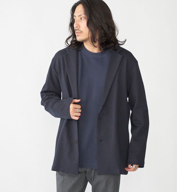 SHIPS「【SHIPS別注】THYARD: SOLOTEX(R) ジャージー ジャケット (セットアップ対応)」|テーラードジャケット|