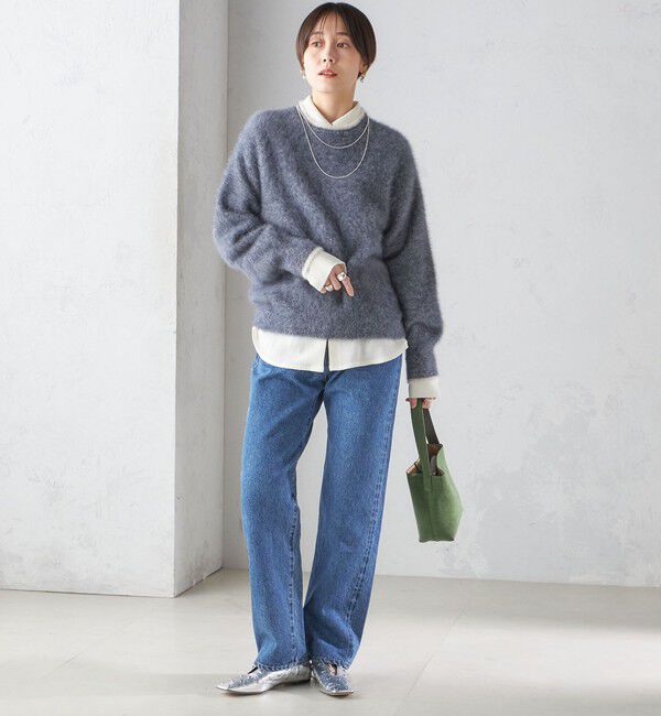SHIPS for women「杢 FOX クルーネック プルオーバー」|ニット・セーター|