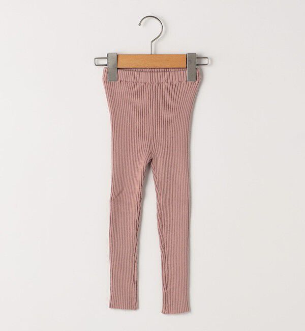SHIPS KIDS「SHIPS KIDS:85～95cm / リブ レギンス」|レギンス・スパッツ|ピンク系