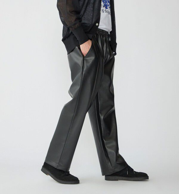 SHIPS「SHIPS: 合成皮革 イージー パンツ」|その他|