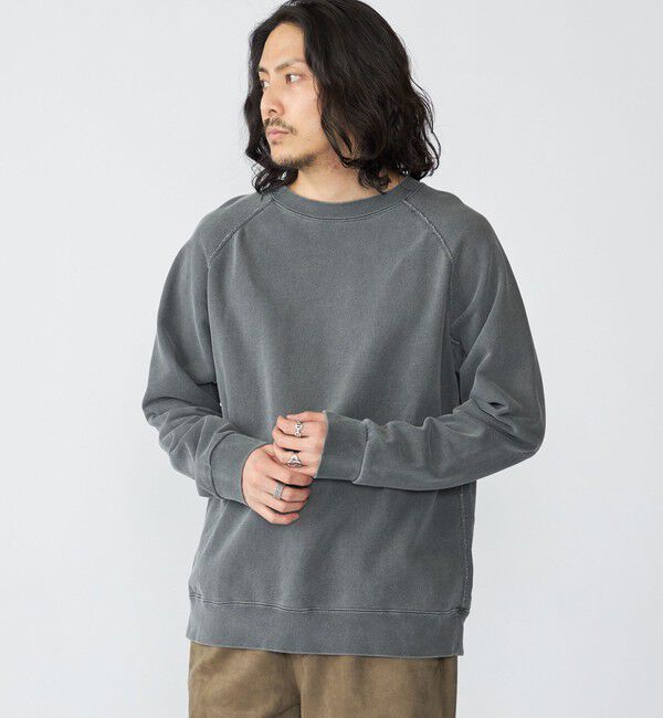 SHIPS「SHIPS: ハイツイスト フェード クルーネック ロングスリーブ スウェット」|スウェット・ジャージ|