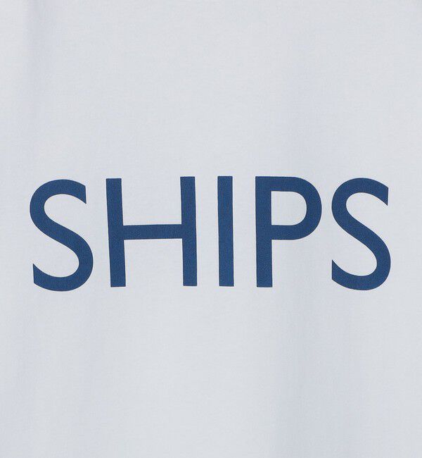 SHIPS「【SHIPS別注】Champion: SHIPS ロゴ プリント Tシャツ」|Tシャツ・カットソー|