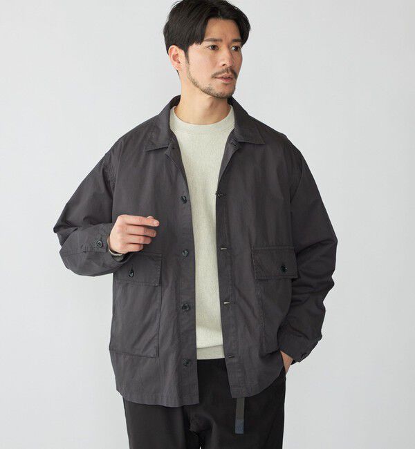 SHIPS「SHIPS: ガーメントダイ シャツ アウター」|シャツ・ブラウス|ダークグレー