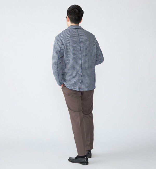 SHIPS「SHIPS:〈手洗い可能〉TEXBRID(R) ジャカード 2ボタン ジャケット」|テーラードジャケット|