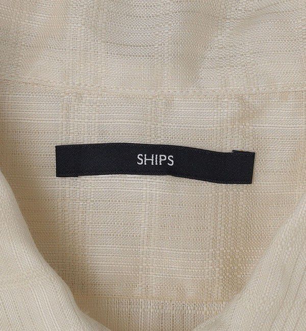 SHIPS「SHIPS: ラミー ドビー ウィークエンド ロングスリーブ シャツ」|シャツ・ブラウス|
