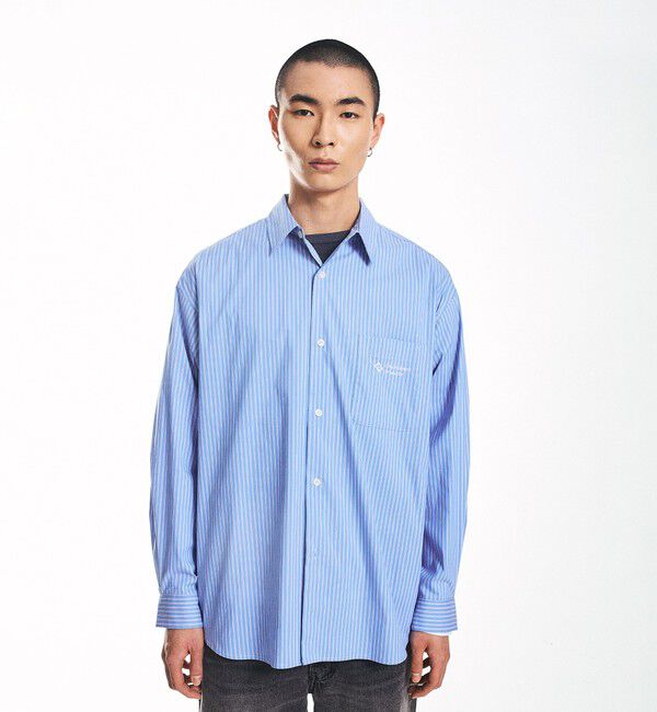 SHIPS「City Ambient Products: レギュラーカラー ブロード オーバー シャツ (長袖)」|シャツ・ブラウス|