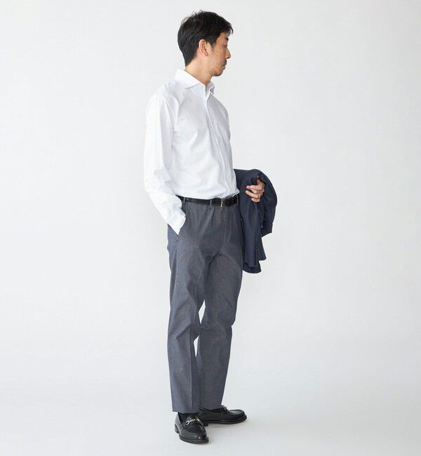 SHIPS「SHIPS: ジャージー ワンピースカラー シャツ」|シャツ・ブラウス|