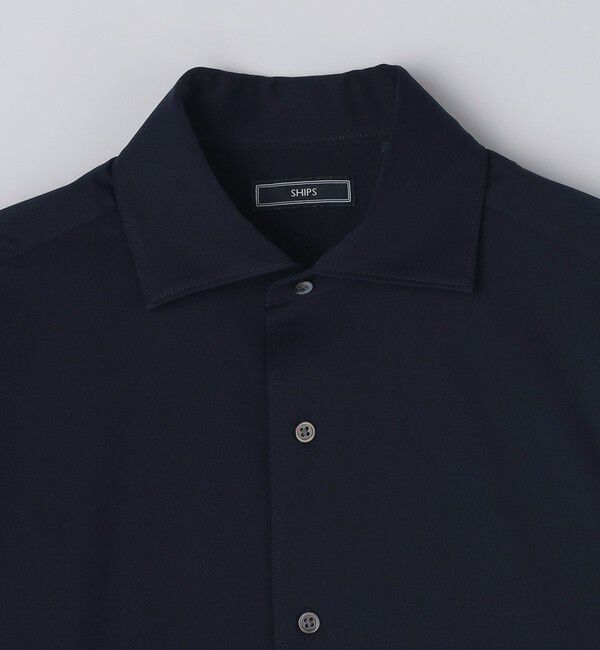SHIPS「SHIPS: ジャージー ワンピースカラー シャツ」|シャツ・ブラウス|
