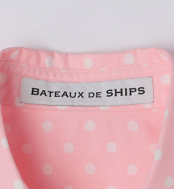 SHIPS「BATEAUX DE SHIPS: レギュラーカラー ドット シャツ」|シャツ・ブラウス|