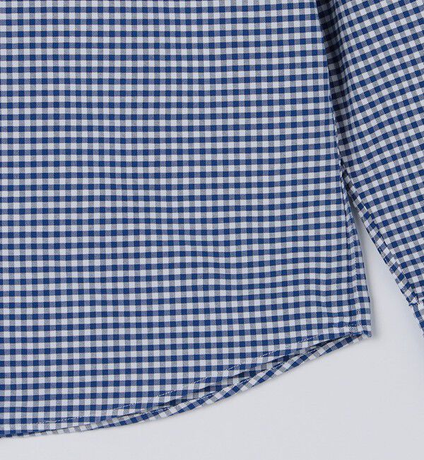 SHIPS「SHIPS: ワイドカラー ネイビー バリエーション チェック シャツ」|シャツ・ブラウス|