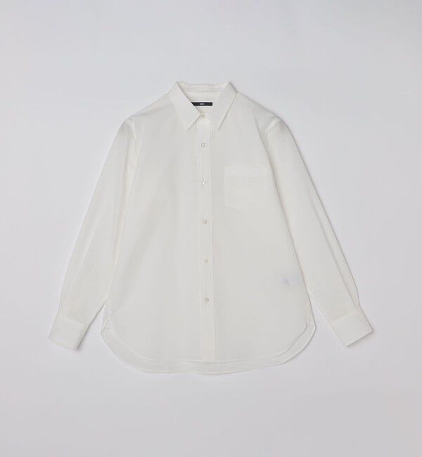 SHIPS「SHIPS: レギュラーカラー エアリー コットン ロングスリーブ シャツ」|シャツ・ブラウス|