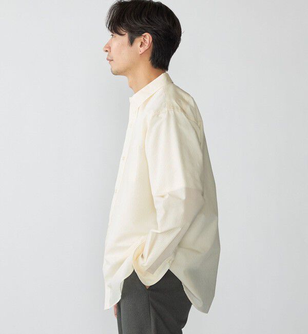 SHIPS「SHIPS: レギュラーカラー エアリー コットン ロングスリーブ シャツ」|シャツ・ブラウス|