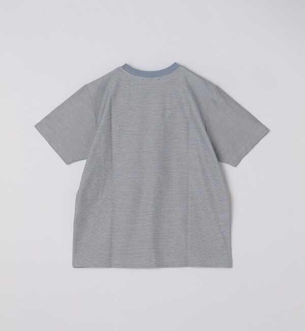 SHIPS「SHIPS: ジャカード マイクロ ボーダー Tシャツ」|Tシャツ・カットソー|