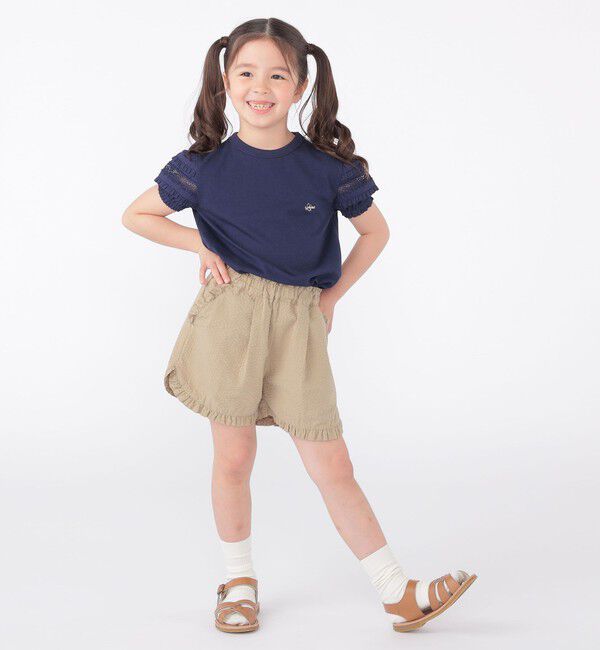 SHIPS KIDS「SHIPS KIDS:100～130cm /〈吸水速乾〉フリル ショート パンツ」|その他|