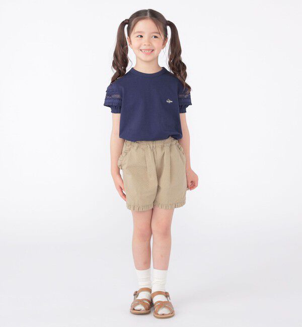 SHIPS KIDS「SHIPS KIDS:100～130cm /〈吸水速乾〉フリル ショート パンツ」|その他|