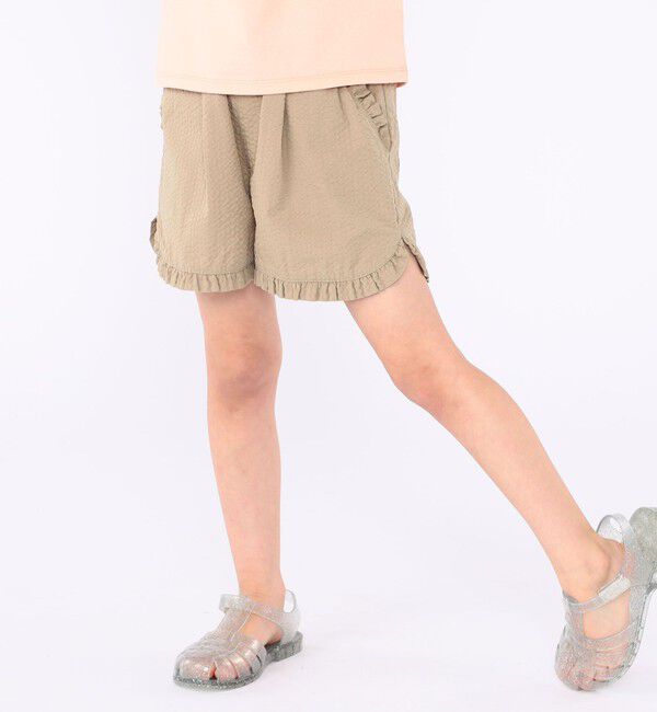 SHIPS KIDS「SHIPS KIDS:100～130cm /〈吸水速乾〉フリル ショート パンツ」|その他|