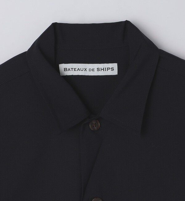 SHIPS「BATEAUX DE SHIPS: ウール トロピカル 半袖 シャツ」|シャツ・ブラウス|