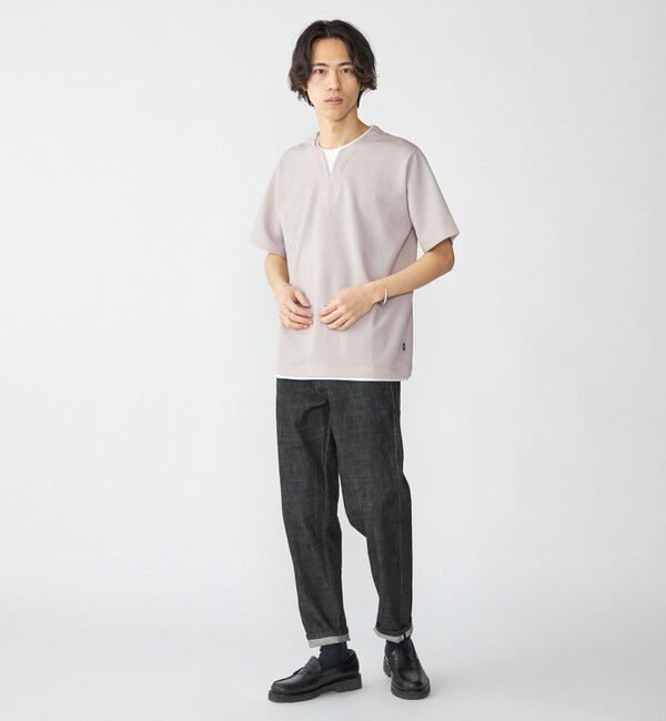 SHIPS「SHIPS: キー ネック フェイクレイヤード Tシャツ」|Tシャツ・カットソー|