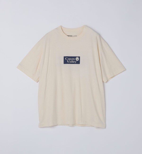 SHIPS「SHIPS: UNDYED オーガニック プリント Tシャツ」|Tシャツ・カットソー|