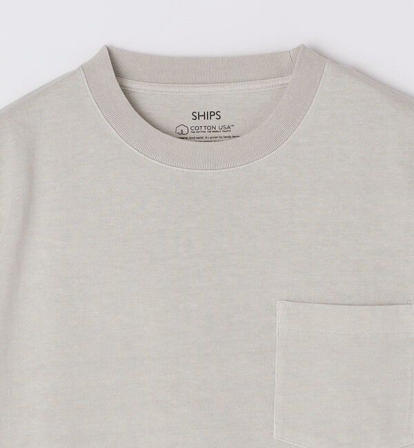 SHIPS「SHIPS: ピグメント スウェット ショートスリーブ Tシャツ」|Tシャツ・カットソー|